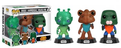 FUNKO FIG Figurine Pop - Star Wars Classique - Pack Tri Greedo, Hammerhead & Amp Walrus Man - Funko Pop