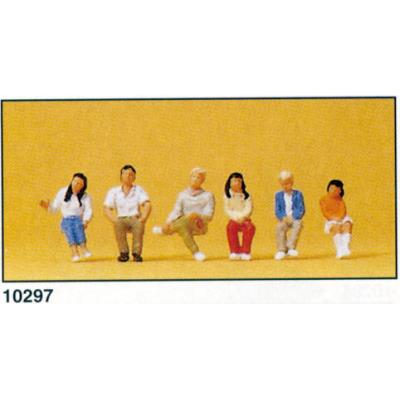 PREISER Figurine  Jeune assis-H0 - Figurines pour trains