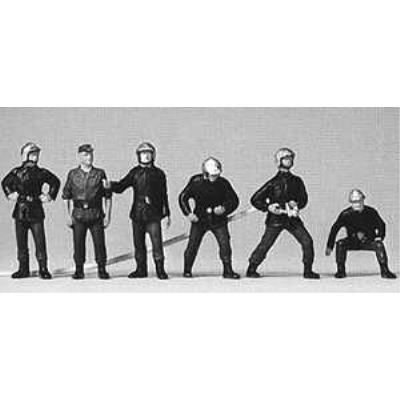 PREISER 1 87 EME Figurine Preiser sapeurs-pompiers fran&ccedil;ais-H0 - Figurines pour trains
