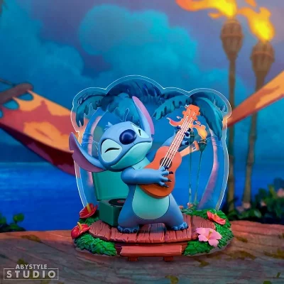 ABYSSE Figurine Sfc - Lilo & Stitch - Stitch Guitare