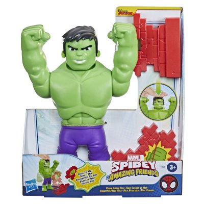 SPIDEY AND HIS AMAZING FRIENDS Figurine  Marvel Hulk Casseur De Mur
