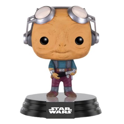 FUNKO Figurine star wars episode 7 - maz kanata no glasses exclu pop 10cm