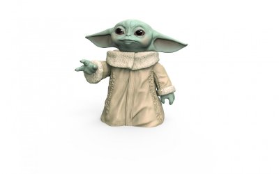 STAR WARS Figurine -  mandalorian - l'enfant 15 cm
