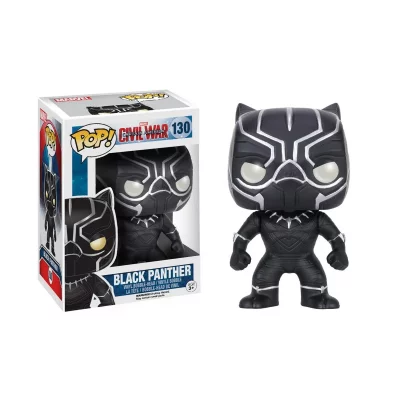 FUNKO Figurine Toy Pop 130 - Civil War - Black Panther 