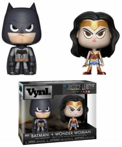 FUNKO Figurine Vynl - DC Comics - Twin Pack Wonder Woman et Batman 