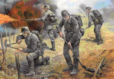 ZVEZDA Figurine  Sturmpioniere allemands-1/72 - Figurines historiques