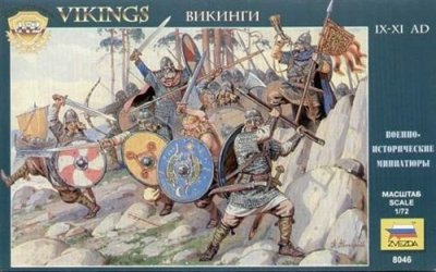 ZVEZDA Figurine  Vikings -1/72 - Figurines historiques