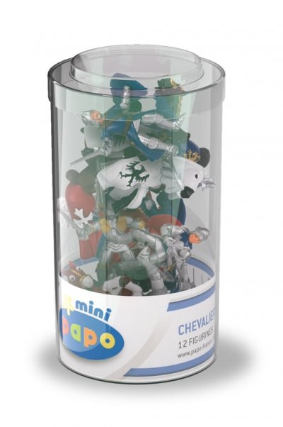 PAPO Figurines Chevaliers : Mini Tube 