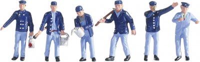 NOCH Figurines conducteur de locomotive et agents de manouvre voie H0 15282