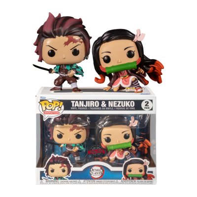 FUNKO Figurines  Pop Animation Demon Slayer 2 Pack Tanjiro and Nezuko