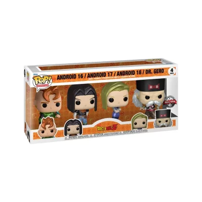 FUNKO Figurines  Pop Animation Dragon Ball Z 4 Pack Exclusivit&eacute;
