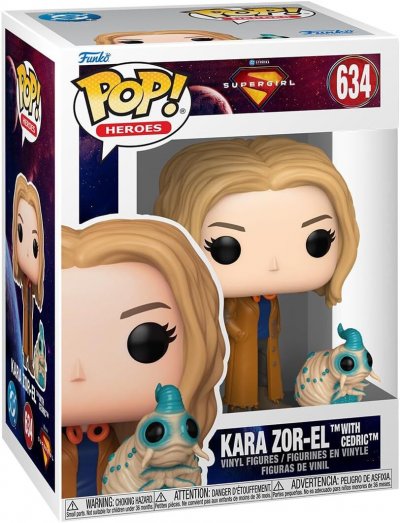 FUNKO Figurines  Pop Heroes Supergirl Kara Zor-El with Cedric