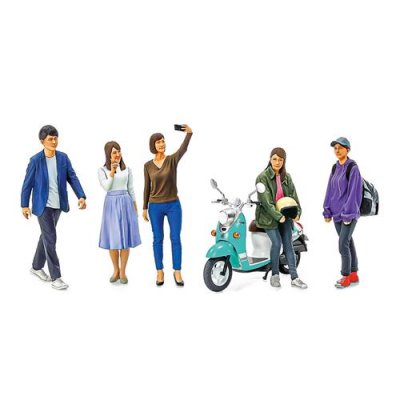 TAMIYA Figurines Groupe d'amis du campus Coloris Unique