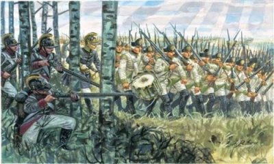 ITALERI Figurines Guerres Napol&eacute;oniennes : Infanterie Autrichienne 1798-1805
