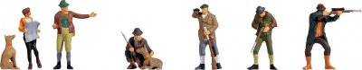  Figurines H0 chasseurs et forestiers NOCH 15059