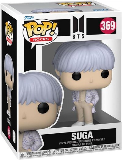 FUNKO Figurines Pop  BTS - POP Rocks N&deg; 369 - Suga - - Figurines Pop