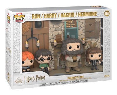 FUNKO Figurines Pop  Harry Potter Pop Moments Dlx Hagrid'S Hut Case- -