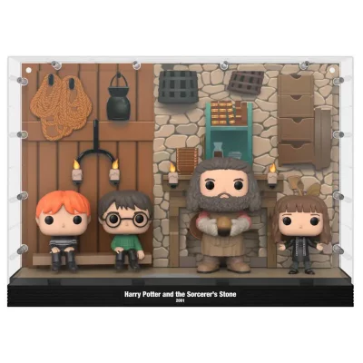 FUNKO Figurines Pop  Harry Potter Pop Moments Dlx Hagrid'S Hut Case- -