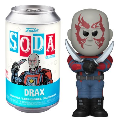 FUNKO Figurines Pop  LES GARDIENS DE LA GALAXIE 3 - POP Soda - Drax ave