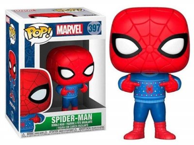 FUNKO Figurines Pop  Marvel Comics POP! Marvel Holiday Vinyl Bobble Hea 