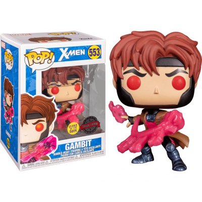  Figurines Pop Funko Marvel Pop Gambit W/Cards- - Figurines Pop