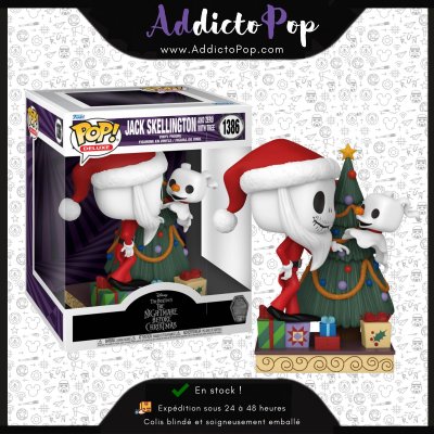 FUNKO Figurines Pop  NBX 30TH - POP Deluxe N&deg; 1386 - Jack & Zero avec S