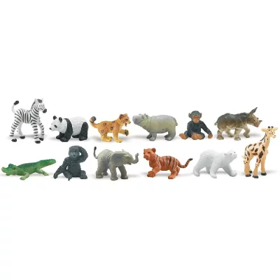 SAFARI Figurines  Tubo Les Bebes Du Zoo Multicolor Autres