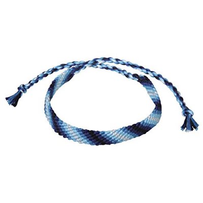 RAYHER Fil bracelet br&eacute;silien - 5 coul. - Tons bleus