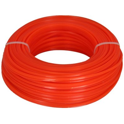 GT MARKET Fil carr&eacute; pour coupe-bordure - 2.4 mm x 50 m&egrave;tres