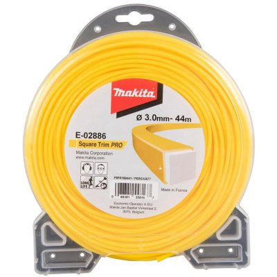 MAKITA Fil carr&eacute; Square Trim Pro  3 mm x 44 m - E-02886