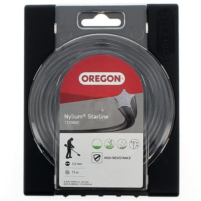 OREGON Fil de coupe 3 mm pour d&eacute;broussailleuse nylium starline  - 15 m&egrave;tres