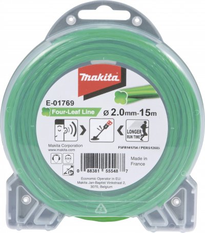 MAKITA Fil de coupe h&eacute;lico&iuml;dal  E-01769 pour d&eacute;broussailleuse &Oslash;2mm 15m