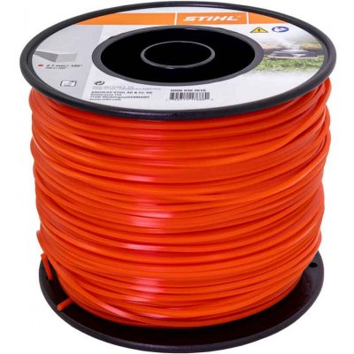 STIHL Fil d&eacute;broussailleuse nylon carr&eacute; 2,7mm/215m rouge 9302616  0795711176860