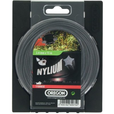OREGON Fil Nylium Etoile pour Coupe-bordure diam&egrave;tre 2,4 mm X Longueur 15 M