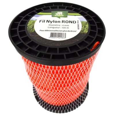 JR MOTOCULTURE Fil nylon 120m Diam&egrave;tre fil 4mm JR