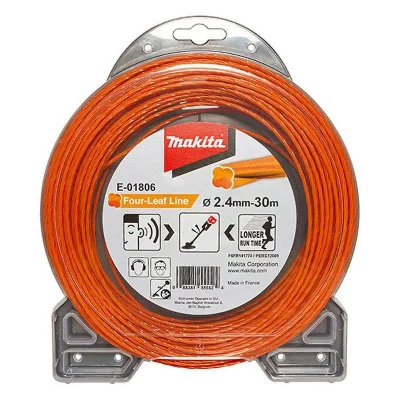 MAKITA Fil nylon  h&eacute;lico&iuml;dal pour d&eacute;broussailleuse &agrave; batterie - E01806