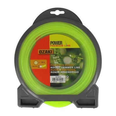 AUCUNE Fil nylon rond premium line OZAKI pour d&eacute;broussailleuse - &Oslash; 3 mm - L 28 m 