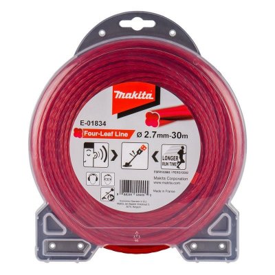 MAKITA Fil nylon Tr&egrave;fle torsad&eacute;  2,7 mm x 30 m - E-01834