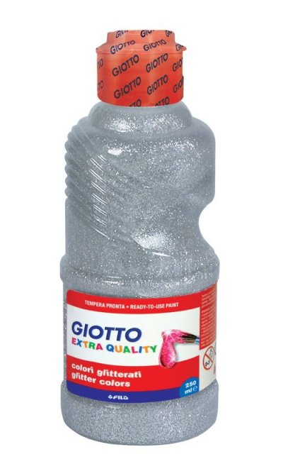 GIOTTO S Fila 531202 Bo&icirc;te gouache prete a l'emploi 250 ml Argent