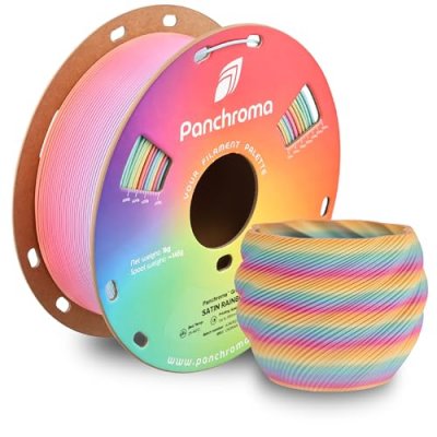 Filament dimpression 3D - POLYMAKER - PolyTerra PLA - Satin Rainbow - Bioplastique - 190-230&deg;C