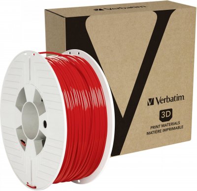 Filament PETG Verbatim - Rouge RAL 3020 - 2.85 mm - 1 kg