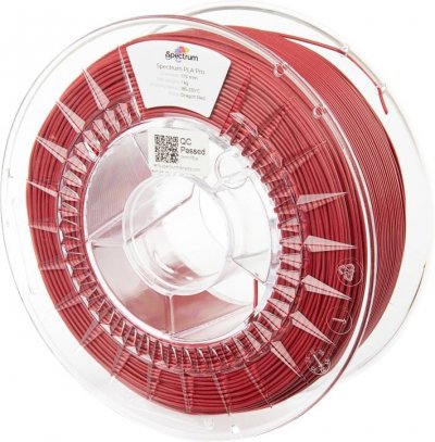 SPECTRUM FILAMENTS Filament PLA Pro - SPECTRUM - Rouge - 175 mm - Temp&eacute;rature min 185 &deg;C - Impression 3D