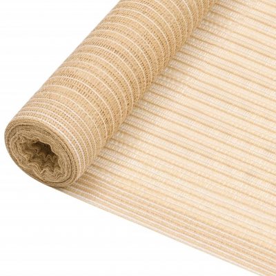  Filet Brise-vue Beige 3,6x25 M Pehd 195 G/m&sup2; Vidaxl
