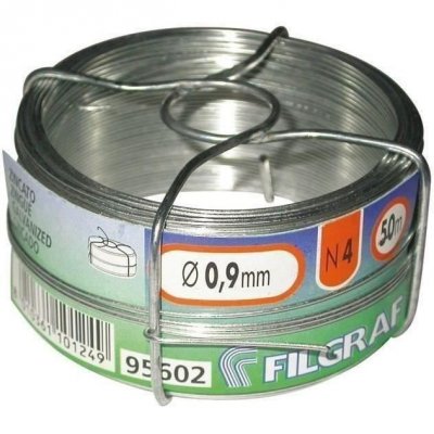 FILGRAF  N&ordm;8 1.3 Mm X50 M Zinc Plated Wire Argent&eacute;