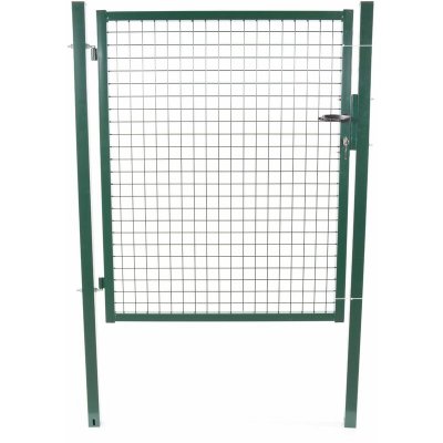 FILIAC  - Portillon grillag&eacute; vert - h. 1,20 x l. 1,00 m + serrure
