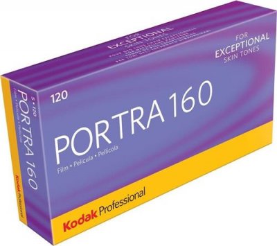 KODAK Film couleur  PORTRA 160 Format 120 - Pack de 5 