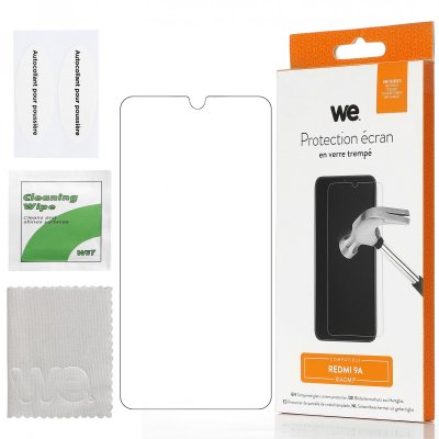 WE Film De Protection En Verre Trempe  Xiaomi Redmi 9a