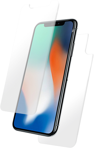 BIGBEN CONNECTED Film iPhone X / XS Protection verre tremp&eacute; avant et arri&egrave;re BigBen