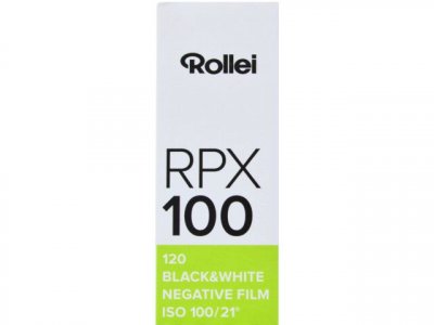 ROLLEI Film noir et blanc  RPX 100 Format 120 - &agrave; l'unit&eacute;