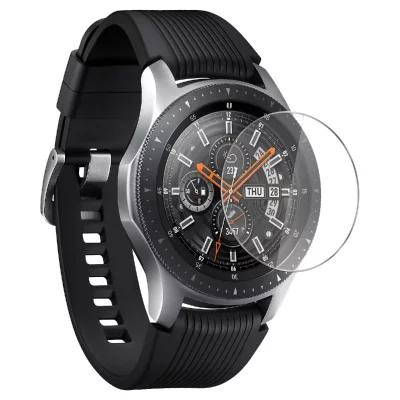 AVIZAR Film pour Galaxy Watch 46mm Protection Ecran Verre Tremp&eacute; Biseaut&eacute;s Transparent